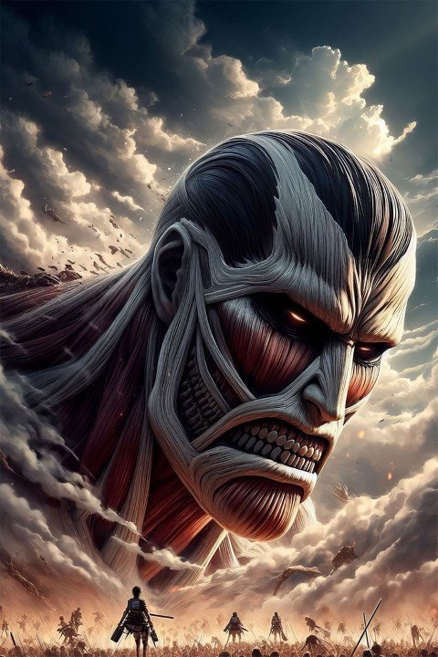 Attack on Titan – 1 Panneau – Plusieurs Tailles | Décoration Maison