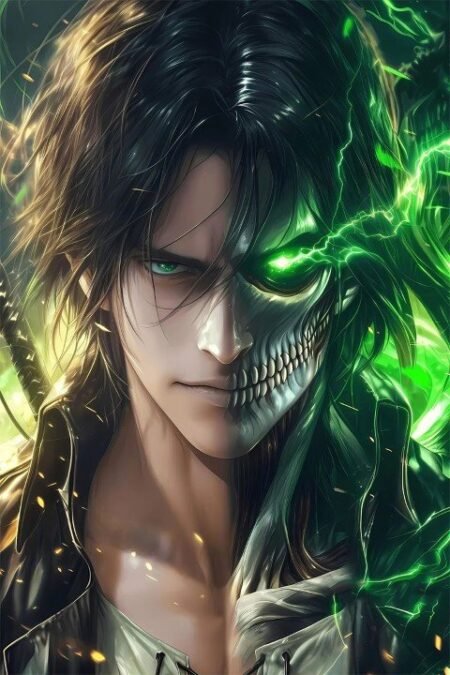 لوحة Attack on Titan – قطعة واحدة – برشة أحجام | ديكور دارك