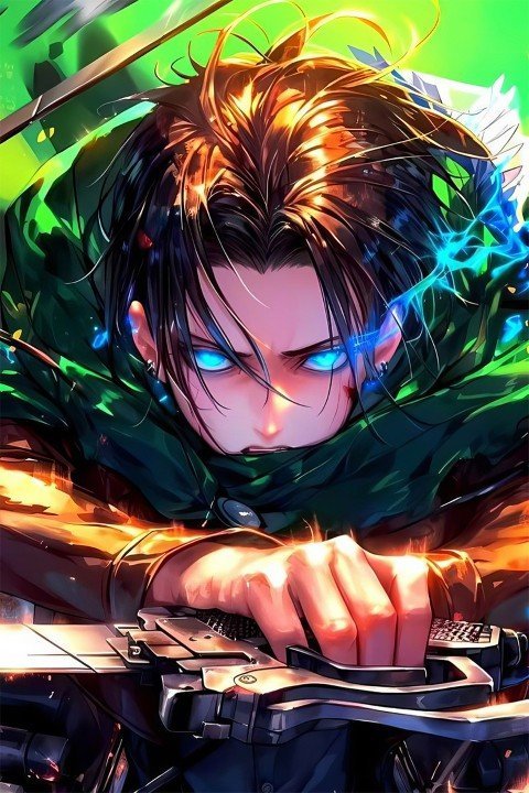 لوحة Attack on Titan – قطعة واحدة – برشة أحجام | ديكور دارك