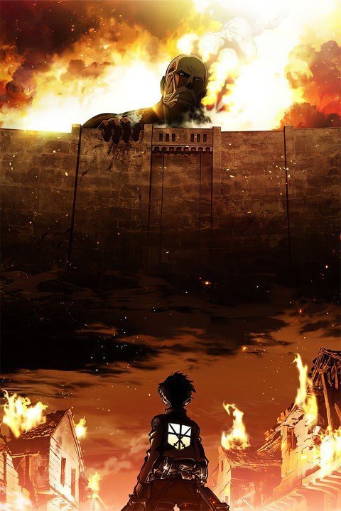 لوحة Attack on Titan – قطعة واحدة – برشة أحجام | ديكور دارك