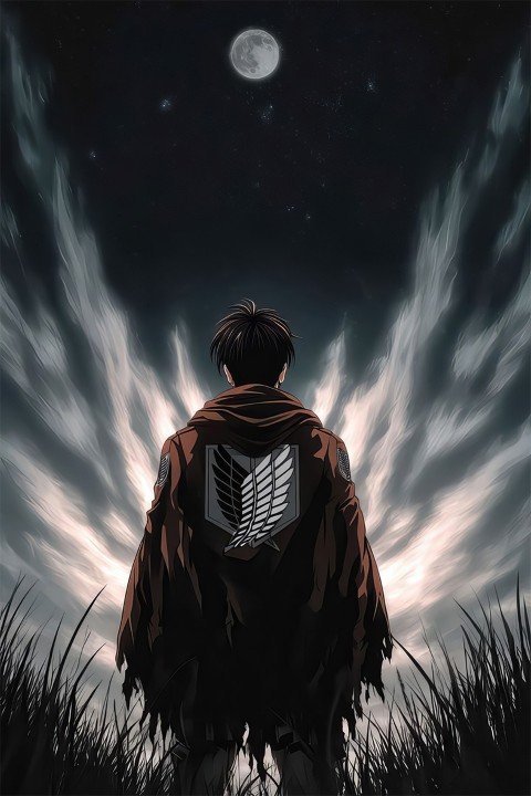 لوحة Attack on Titan – قطعة واحدة – برشة أحجام | ديكور دارك