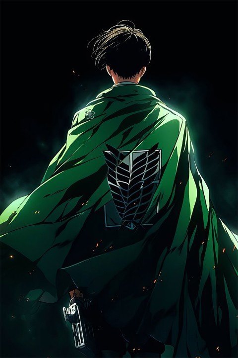 لوحة Attack on Titan – قطعة واحدة – برشة أحجام | ديكور دارك