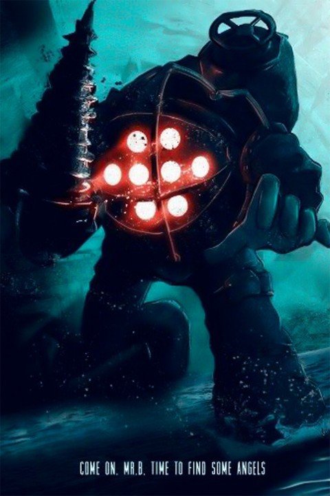 Home Trix'art | Premium Anime Art & Gaming Decor in Tunisia 12 لوحة BioShock – قطعة واحدة – برشة أحجام | ديكور دارك