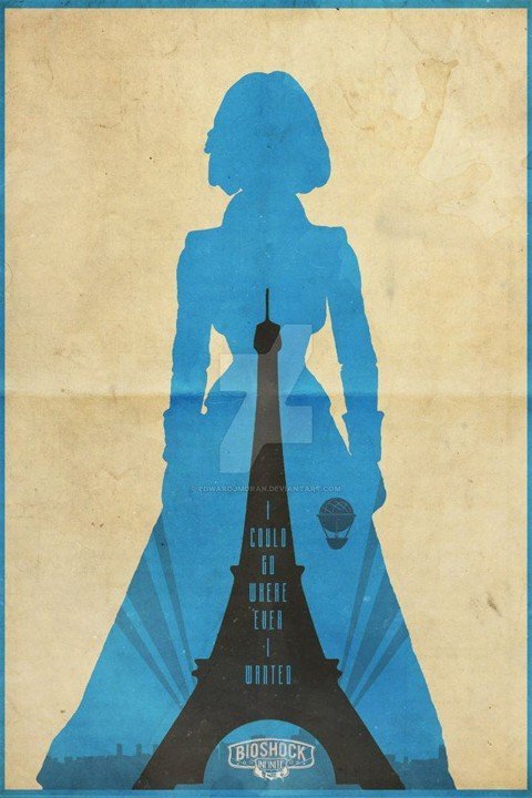 لوحة BioShock – قطعة واحدة – برشة أحجام | ديكور دارك