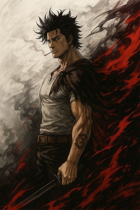 Black Clover – 1 Panel – Multiple Sizes | Home Decor