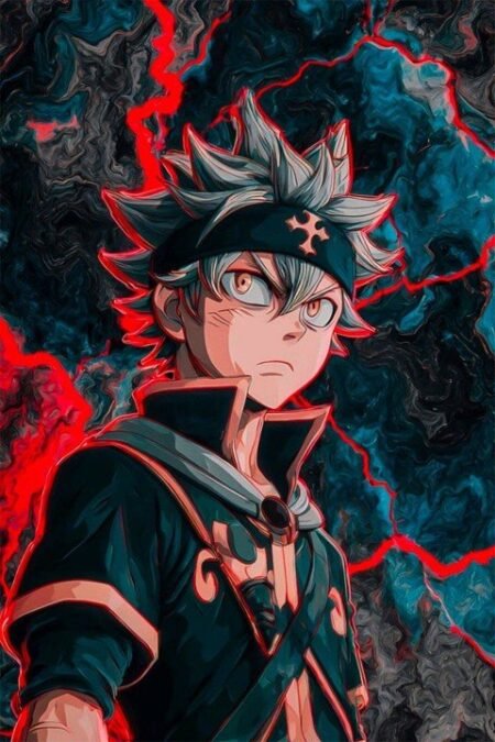 لوحة Black Clover – قطعة واحدة – برشة أحجام | ديكور دارك
