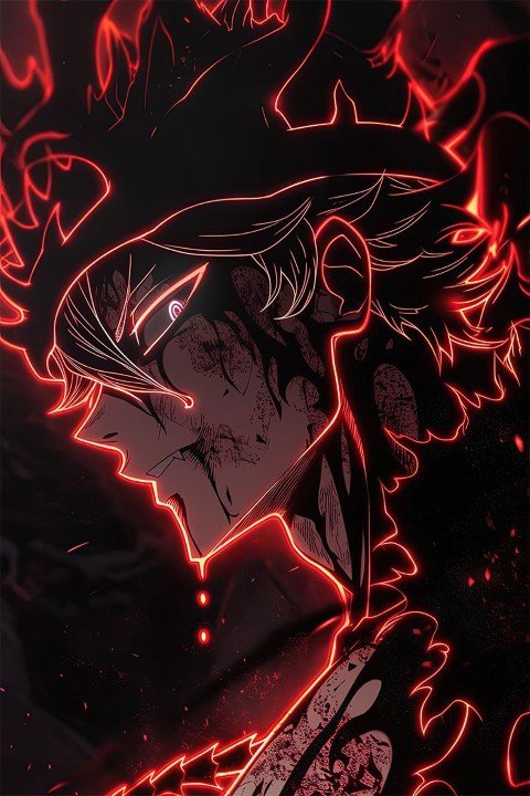 Black Clover – 1 Panneau – Plusieurs Tailles | Décoration Maison