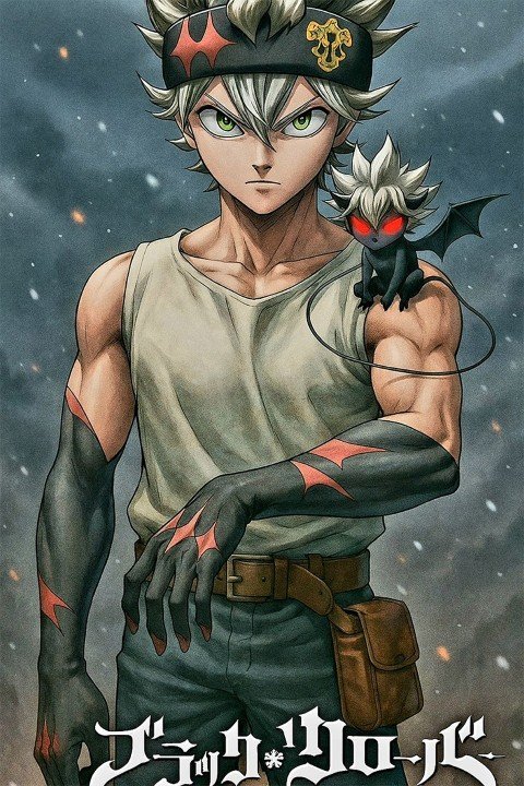 Black Clover – 1 Panneau – Plusieurs Tailles | Décoration Maison