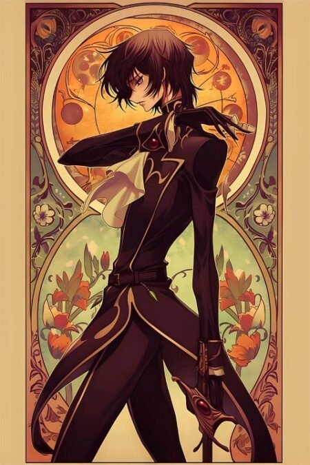 لوحة Code Geass – قطعة واحدة – برشة أحجام | ديكور دارك