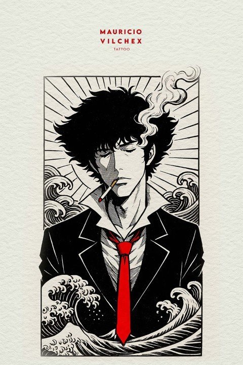 لوحة Cowboy Bebop – قطعة واحدة – برشة أحجام | ديكور دارك