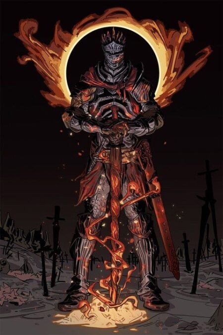 لوحة Dark Souls – قطعة واحدة – برشة أحجام | ديكور دارك