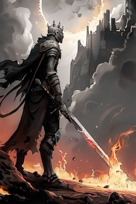 لوحة Dark Souls – قطعة واحدة – برشة أحجام | ديكور دارك