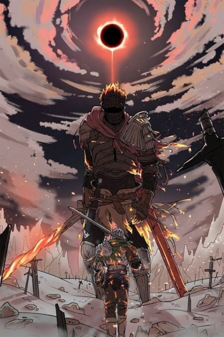 لوحة Dark Souls – قطعة واحدة – برشة أحجام | ديكور دارك