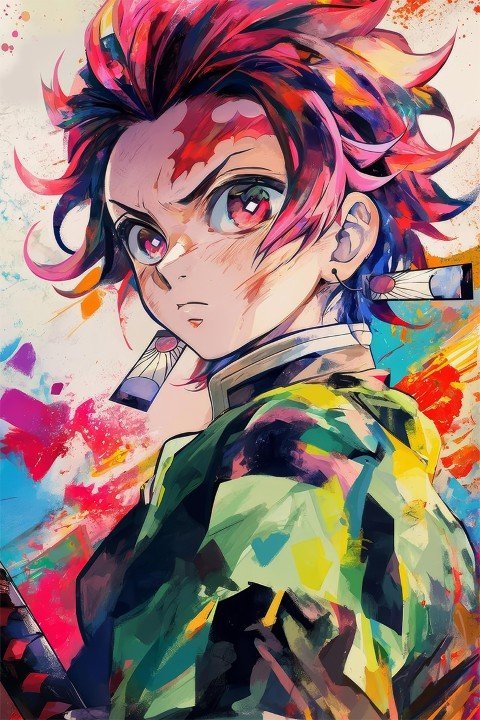 Demon Slayer – 1 Panel – Multiple Sizes | Home Decor