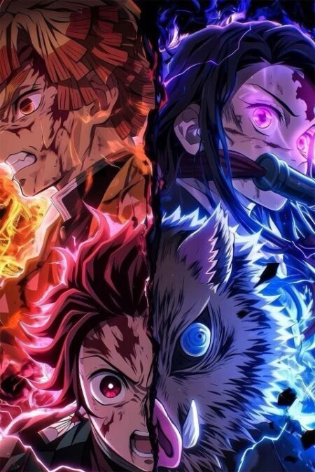 Demon Slayer – 1 Panel – Multiple Sizes | Home Decor