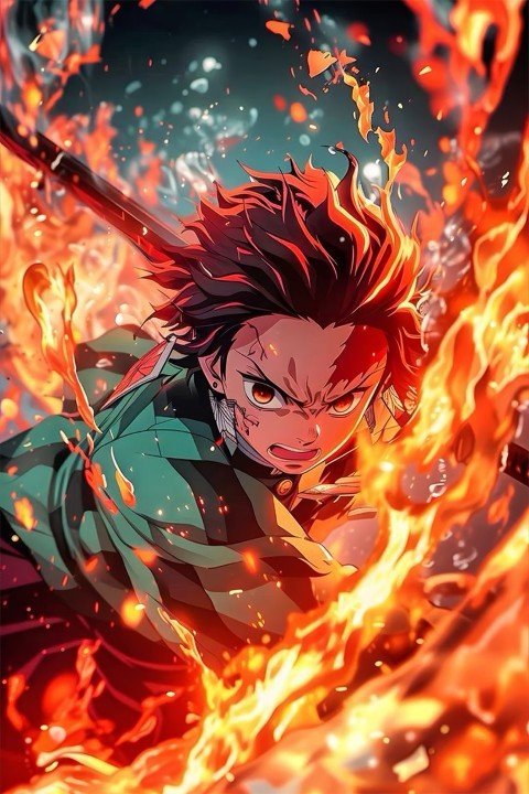 Demon Slayer – 1 Panel – Multiple Sizes | Home Decor