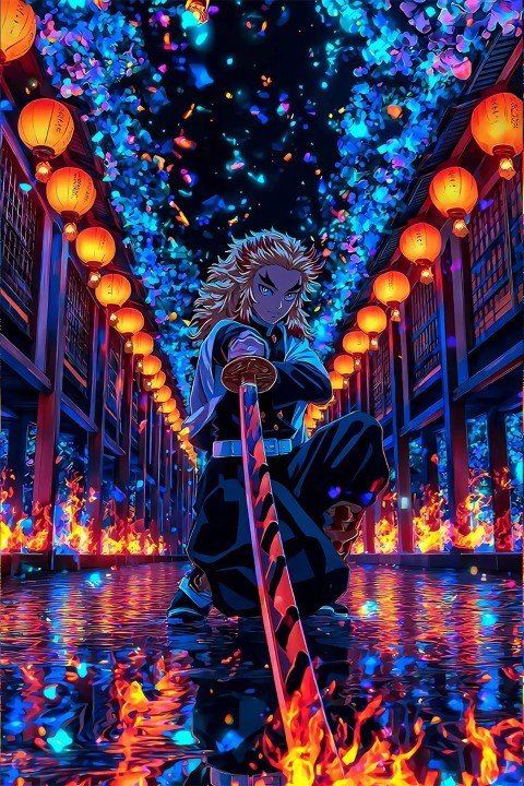 Demon Slayer – 1 Panneau – Plusieurs Tailles | Décoration Maison