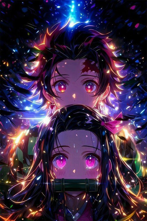 Demon Slayer – 1 Panneau – Plusieurs Tailles | Décoration Maison