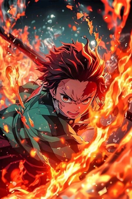 Demon Slayer – 1 Panneau – Plusieurs Tailles | Décoration Maison