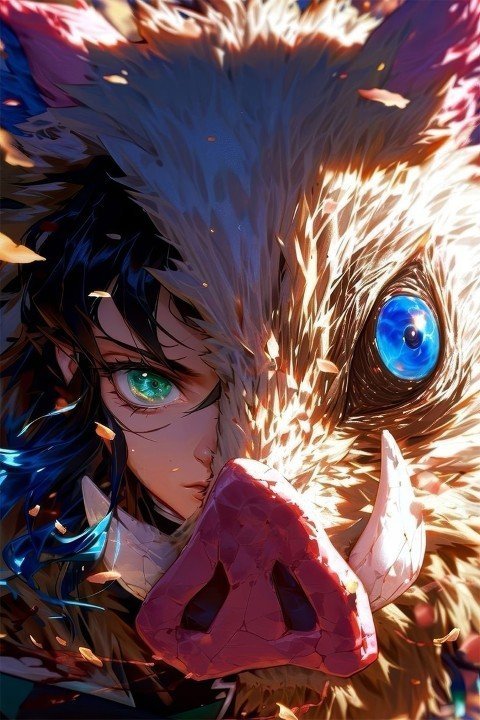 Demon Slayer – 1 Panneau – Plusieurs Tailles | Décoration Maison