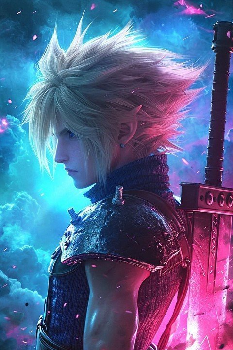 Final Fantasy – 1 Panneau – Plusieurs Tailles | Décoration Maison