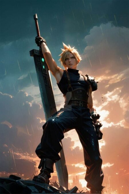 Final Fantasy – 1 Panneau – Plusieurs Tailles | Décoration Maison