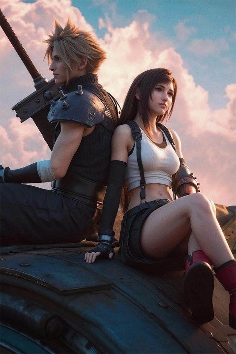 Final Fantasy – 1 Panneau – Plusieurs Tailles | Décoration Maison