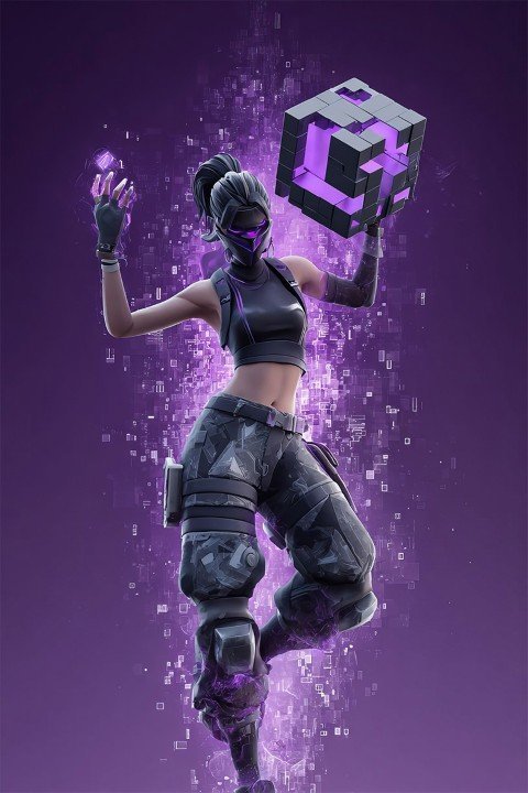 Home Trix'art | Premium Anime Art & Gaming Decor in Tunisia 24 Fortnite – 1 Panel – Multiple Sizes | Home Decor