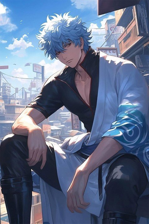 Gintama – 1 Panneau – Plusieurs Tailles | Décoration Maison