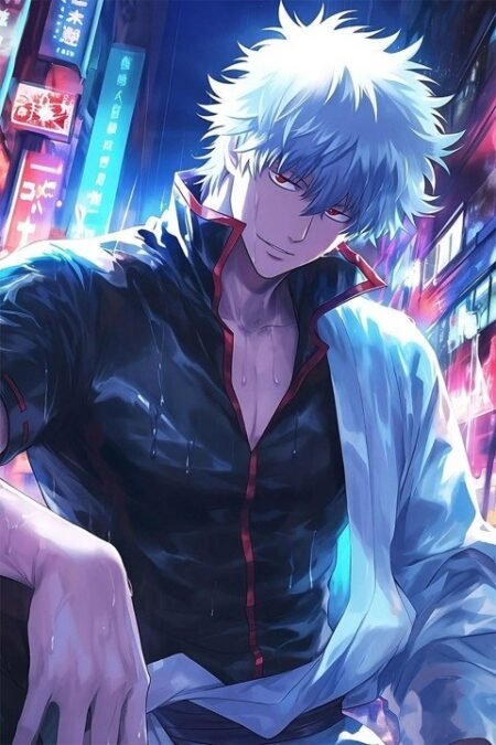 لوحة Gintama – قطعة واحدة – برشة أحجام | ديكور دارك