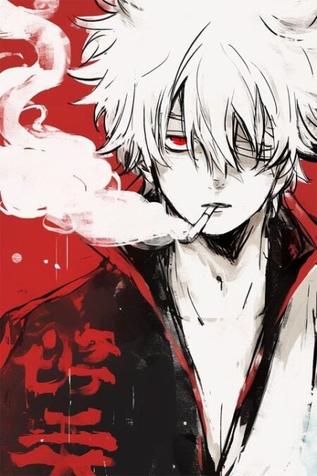 لوحة Gintama – قطعة واحدة – برشة أحجام | ديكور دارك