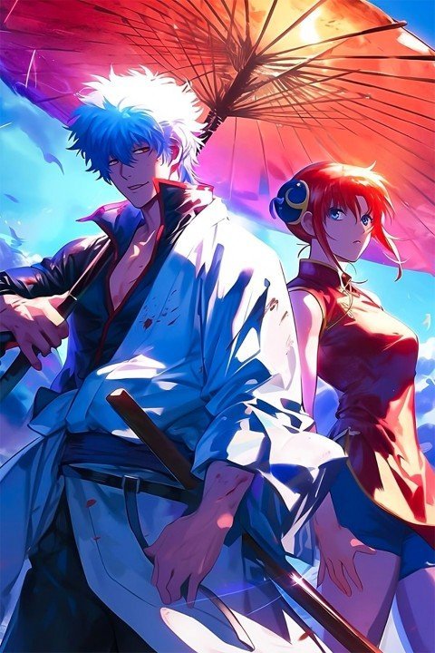 Gintama – 1 Panneau – Plusieurs Tailles | Décoration Maison