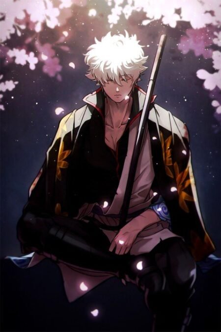 لوحة Gintama – قطعة واحدة – برشة أحجام | ديكور دارك