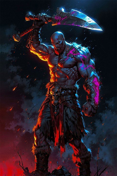 God of War – 1 Panel – Multiple Sizes | Home Decor