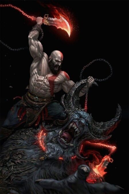 God of War – 1 Panneau – Plusieurs Tailles | Décoration Maison