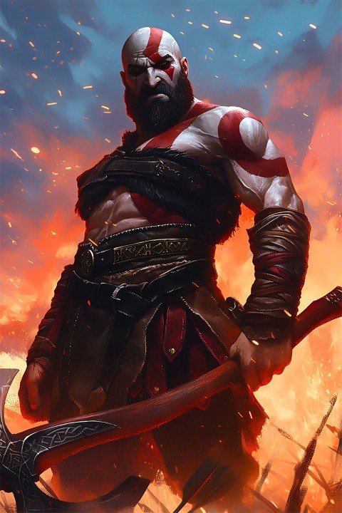 God of War – 1 Panel – Multiple Sizes | Home Decor