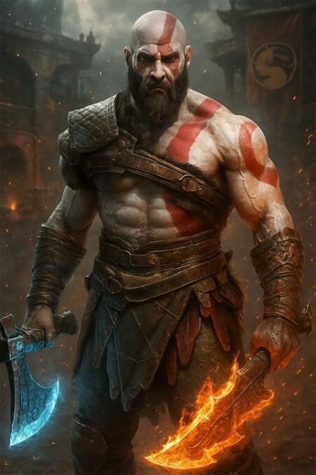 God of War – 1 Panneau – Plusieurs Tailles | Décoration Maison