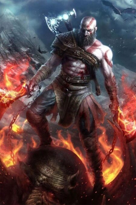 God of War – 1 Panel – Multiple Sizes | Home Decor