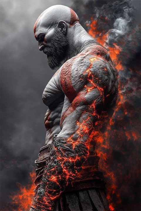 God of War – 1 Panel – Multiple Sizes | Home Decor