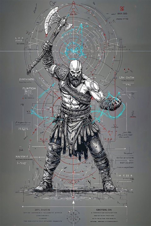 God of War – 1 Panel – Multiple Sizes | Home Decor