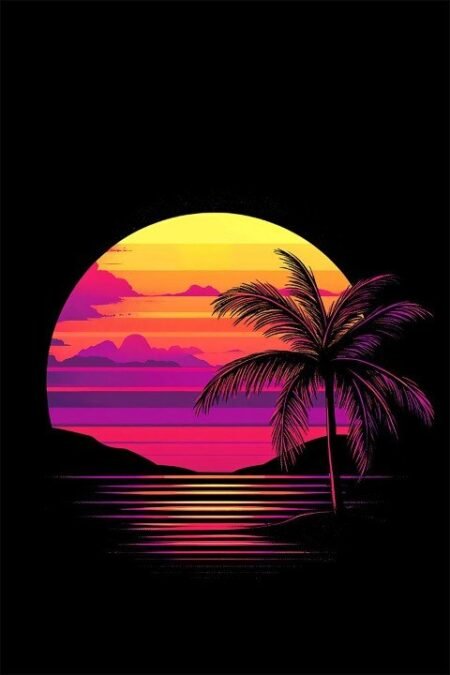 لوحة Grand Theft Auto vice city – قطعة واحدة – برشة أحجام | ديكور دارك