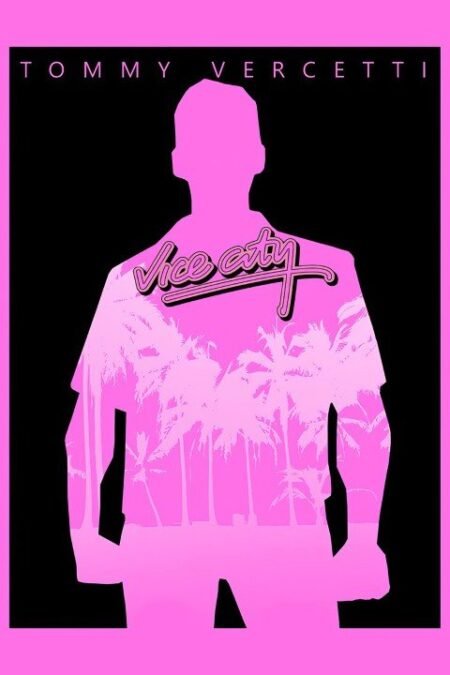 لوحة Grand Theft Auto vice city – قطعة واحدة – برشة أحجام | ديكور دارك