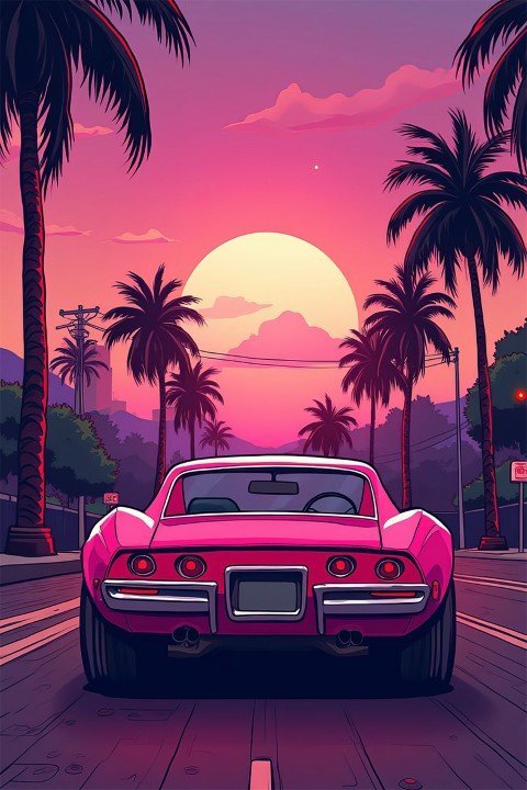 Grand Theft Auto vice city – 1 Panel – Multiple Sizes | Home Decor