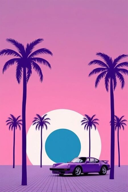 Grand Theft Auto vice city – 1 Panneau – Plusieurs Tailles | Décoration Maison