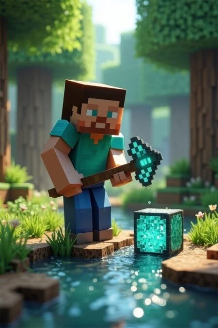 Minecraft – 1 Panel – Multiple Sizes | Home Decor