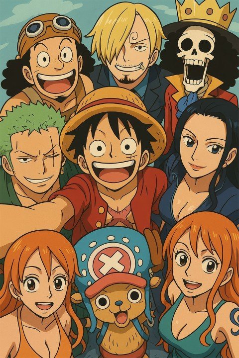 One Piece – 1 Panel – Multiple Sizes | Home Decor