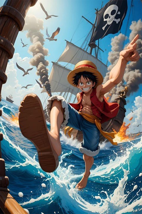 One Piece – 1 Panel – Multiple Sizes | Home Decor