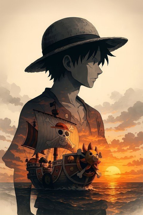 One Piece – 1 Panel – Multiple Sizes | Home Decor