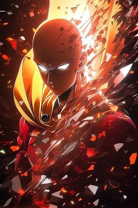 One‑Punch Man – 1 Panel – Multiple Sizes | Home Decor