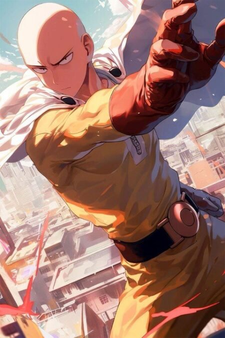 One‑Punch Man – 1 Panel – Multiple Sizes | Home Decor